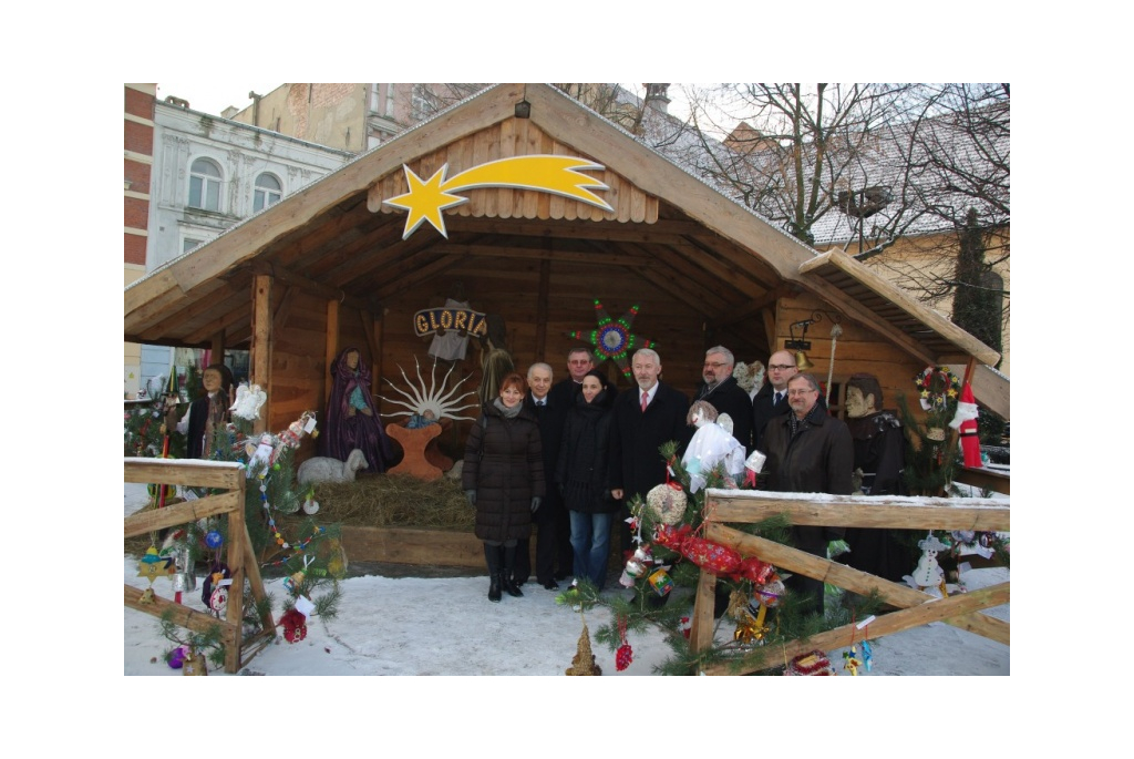 Szopka Bożonarodzeniowa na wejherowskim reynku - 21.12.2012