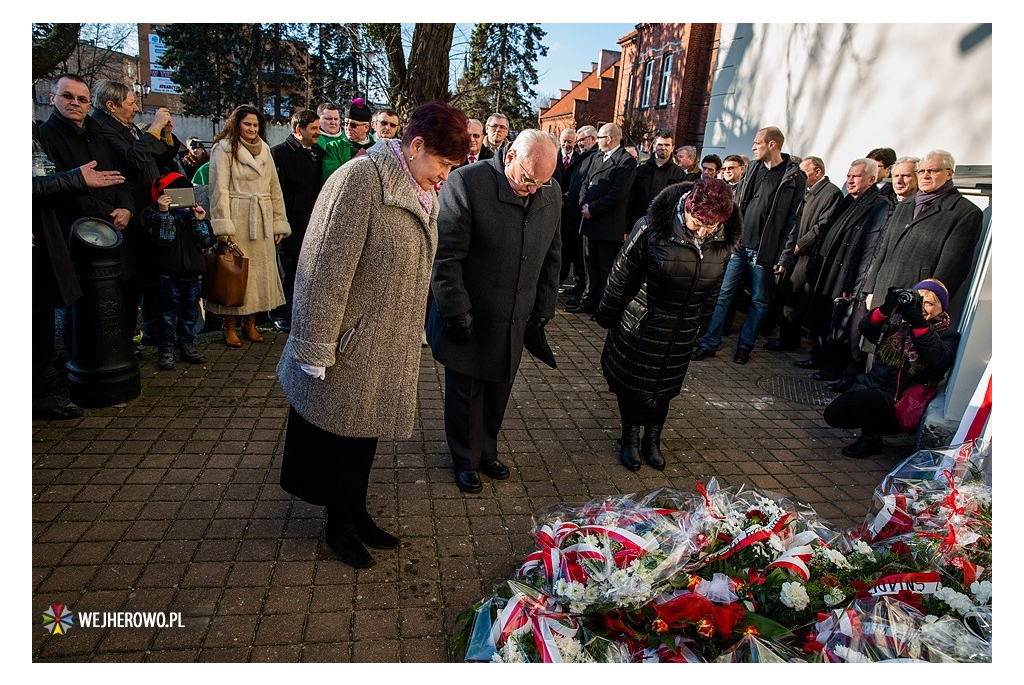 Wejherowianie upamiętnili prezydenta RP śp. Lecha Kaczyńskiego - 08.02.2014