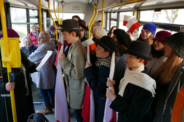 Pieśni patriotyczne w wejherowskich autobusach