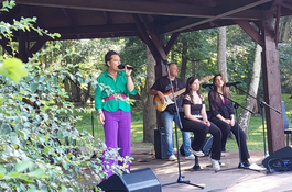 Koncert Agaty Jasińskiej w wejherowskim parku  