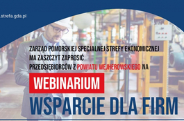 Webinarium 18 marca br. o wsparciu nowych inwestycji 