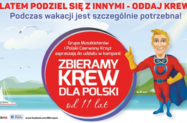 Oddaj krew wraz z Muszkieterami