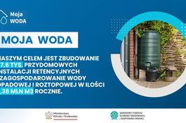 Moja woda - dofinansowanie proekologicznych inwestycji 