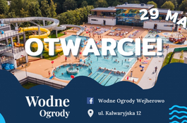 Wodne Ogrody otwarte od 29 maja 