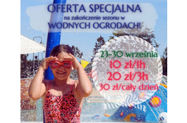 Oferta specjalna w Wodnych Ogrodach 