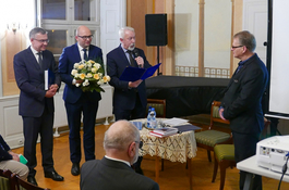 Medal Róży dla Tomasza Żmudy-Trzebiatowskiego 