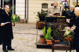 Odsłonięcie Pomnika prof. Gerarda Labudy w Luzinie