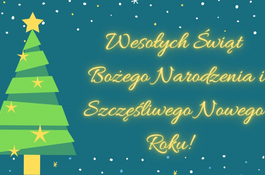 Wesołych Świąt Bożego Narodzenia i Szczęśliwego Nowego Roku! 