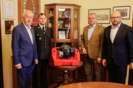 Pływająca motopompa trafiła do strażaków OSP Wejherowo