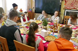 Świątecznie i radośnie w Domu Społecznym przy ul. Dworcowej