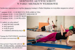 Zajęcia fitness w sobotę w Parku 