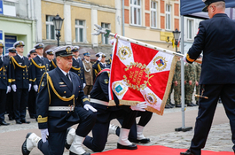 Sztandar wojskowy dla Batalionu Dowodzenia Marynarki Wojennej w Wejherowie 