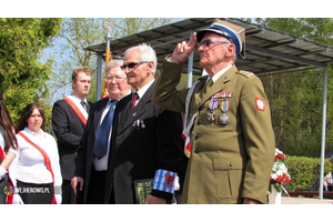 Wejherowscy kombatanci na obchodach 70. rocznicy wyzwolenia obozu w Potulicach  - 25.04.2015