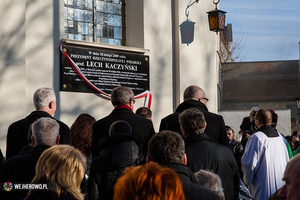 Wejherowianie upamiętnili prezydenta RP śp. Lecha Kaczyńskiego - 08.02.2014