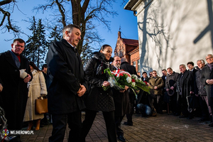 Wejherowianie upamiętnili prezydenta RP śp. Lecha Kaczyńskiego - 08.02.2014