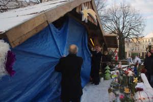 Szopka Bożonarodzeniowa na wejherowskim reynku - 21.12.2012