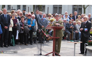 Wejherowscy kombatanci na obchodach 70. rocznicy wyzwolenia obozu w Potulicach  - 25.04.2015