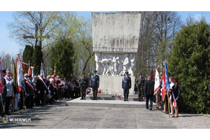 Wejherowscy kombatanci na obchodach 70. rocznicy wyzwolenia obozu w Potulicach  - 25.04.2015