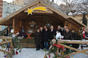 Szopka Bożonarodzeniowa na wejherowskim reynku - 21.12.2012