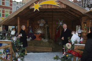 Szopka Bożonarodzeniowa na wejherowskim reynku - 21.12.2012