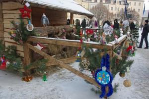 Szopka Bożonarodzeniowa na wejherowskim reynku - 21.12.2012