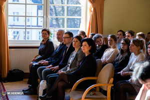 Gimnazjaliści spotkali się z prezydentem Krzysztofem Hildebrandtem - 12.02.2014