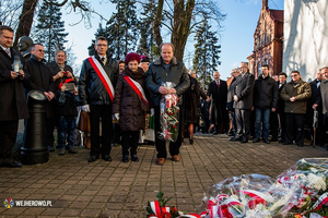 Wejherowianie upamiętnili prezydenta RP śp. Lecha Kaczyńskiego - 08.02.2014