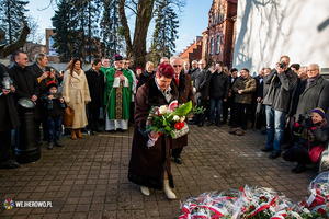 Wejherowianie upamiętnili prezydenta RP śp. Lecha Kaczyńskiego - 08.02.2014