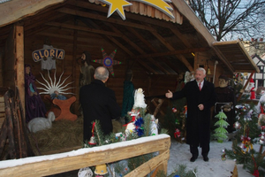 Szopka Bożonarodzeniowa na wejherowskim reynku - 21.12.2012