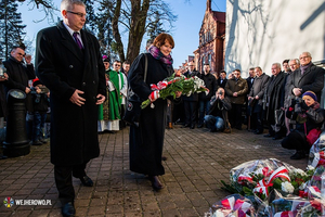 Wejherowianie upamiętnili prezydenta RP śp. Lecha Kaczyńskiego - 08.02.2014