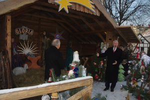 Szopka Bożonarodzeniowa na wejherowskim reynku - 21.12.2012