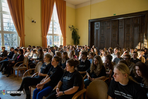 Gimnazjaliści spotkali się z prezydentem Krzysztofem Hildebrandtem - 12.02.2014