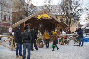 Szopka Bożonarodzeniowa na wejherowskim reynku - 21.12.2012