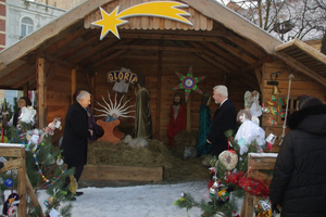 Szopka Bożonarodzeniowa na wejherowskim reynku - 21.12.2012